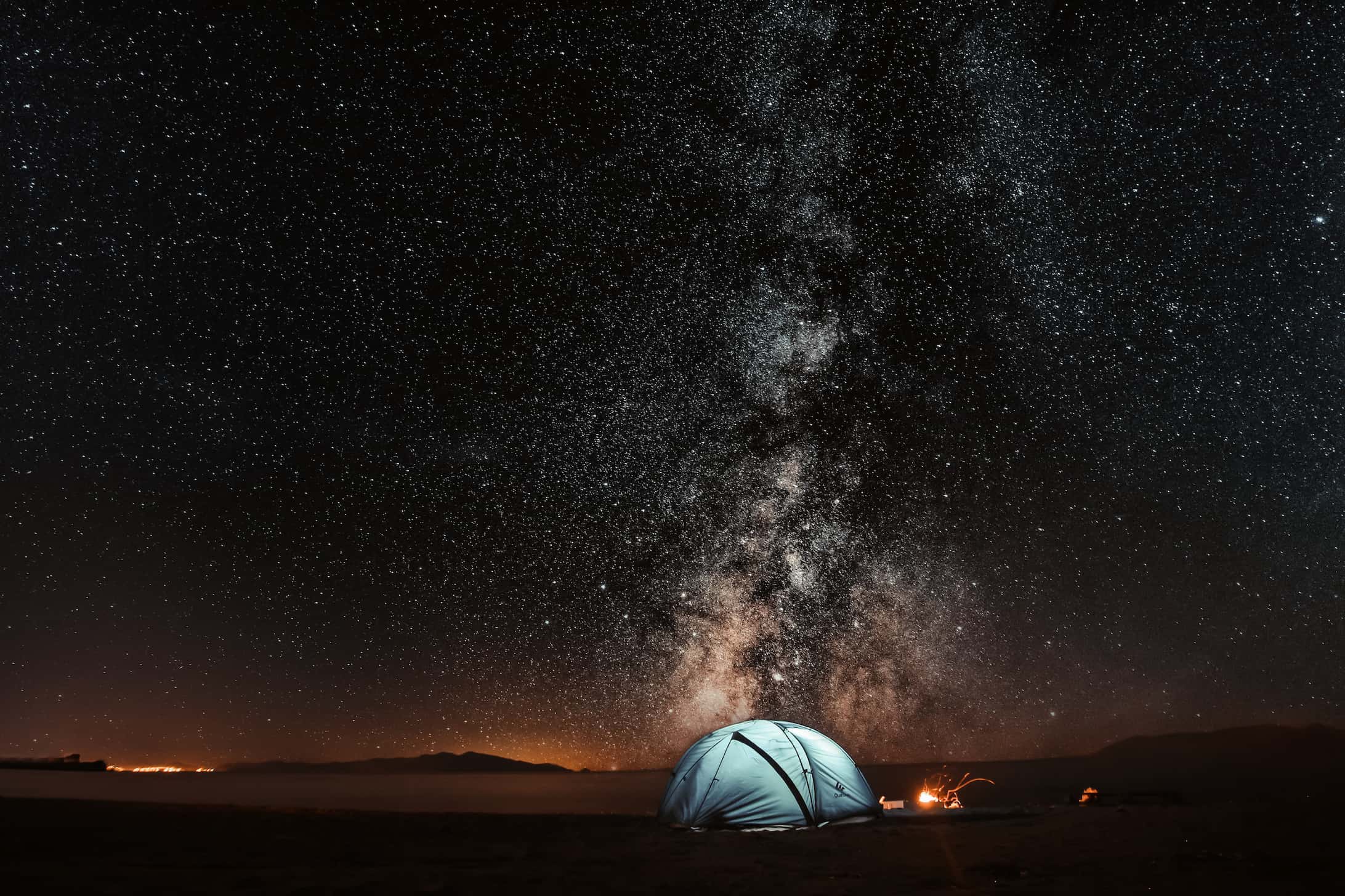 Camping in the Dark Sky