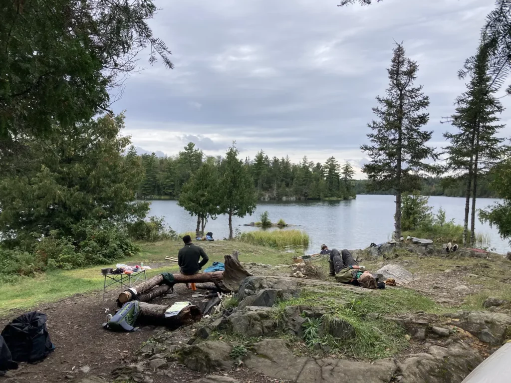 People relaxing in a quiet place - Boundary Waters